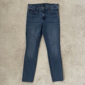 Gap Denim Leggings Jeans Womens 27 Short Medium Wash Stretch Blue Pants